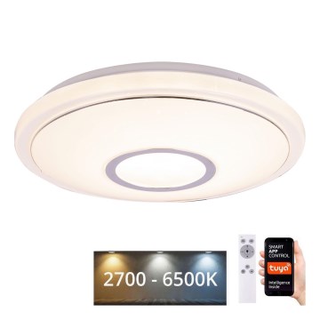 Globo - RGBW Димируем плафон LED/16W/230V 2700-6500K WiFi Tuya + дистанционно управление