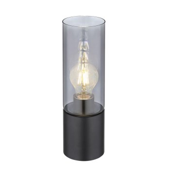 Globo - Сензорна настолна лампа 1xE27/25W/230V Ø 9 см черен