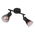 Globo - Спот 2xE14/25W/230V черен