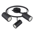 Globo - Спот 3xGU10/25W/230V черен