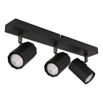 Globo - Спот 3xGU10/25W/230V черен