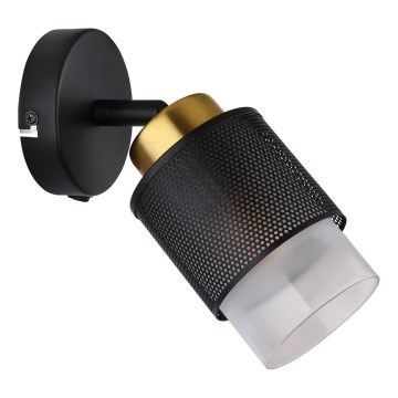 Globo - Спот аплик 1xE27/40W/230V черен/златист