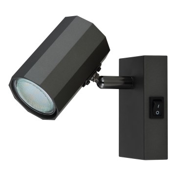 Globo - Спот аплик 1xGU10/25W/230V черен