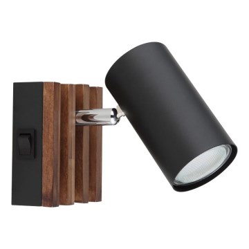 Globo - Спот аплик 1xGU10/25W/230V черен