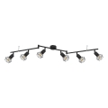 Globo - Спот осветително тяло 6xE14/40W/230V черно