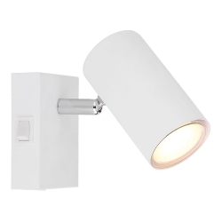 Globo - Стенен спот 1xGU10/25W/230V бял