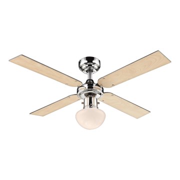 GLOBO - Вентилатор за таван 1xE27/60W/230V