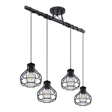 Globo - Висящ на въже полилей 4xE27/60W/230V