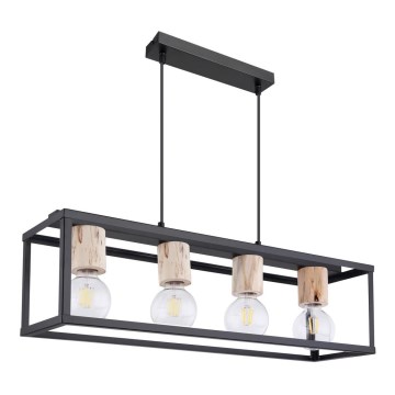 Globo - Висящ на въже полилей 4xE27/60W/230V