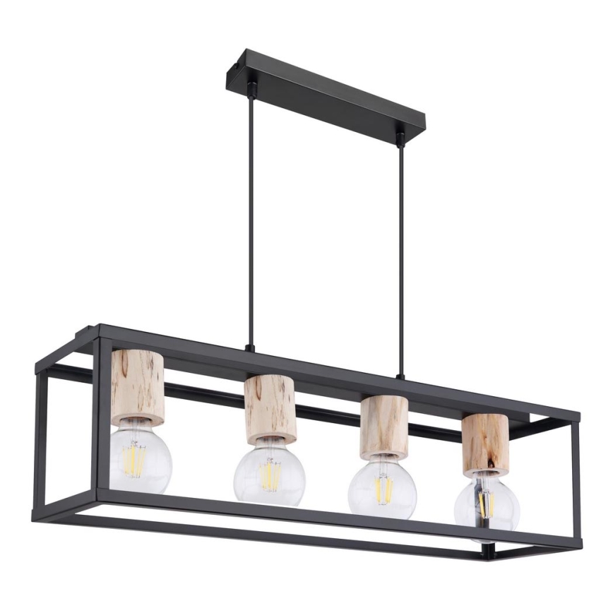 Globo - Висящ на въже полилей 4xE27/60W/230V