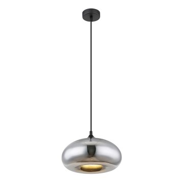 Globo - Висящ полилей 1xE27/60W/230V лъскав хром