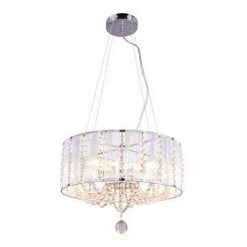 Globo - Висящ кристален полилей 4xE14/40W/230V