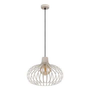 Globo - Висяща лампа на кабел 1xE27/40W/230V бежова