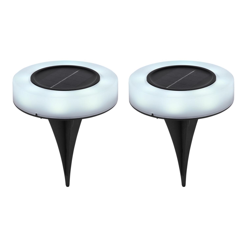 Globo - К-кт 2бр. LED соларни лампи LED/0,8W/3V 3200K IP44