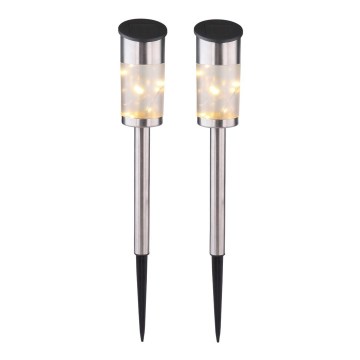 Globo - К-кт 2бр. соларни лампи 10xLED/0,06W/1,2V IP44