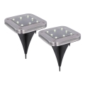 Globo - К-кт 2x LED Соларна лампа LED/0,8W/1,2V IP44 300 mAh