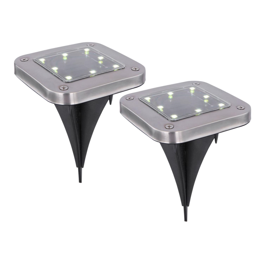 Globo - К-кт 2x LED Соларна лампа LED/0,8W/1,2V IP44 300 mAh