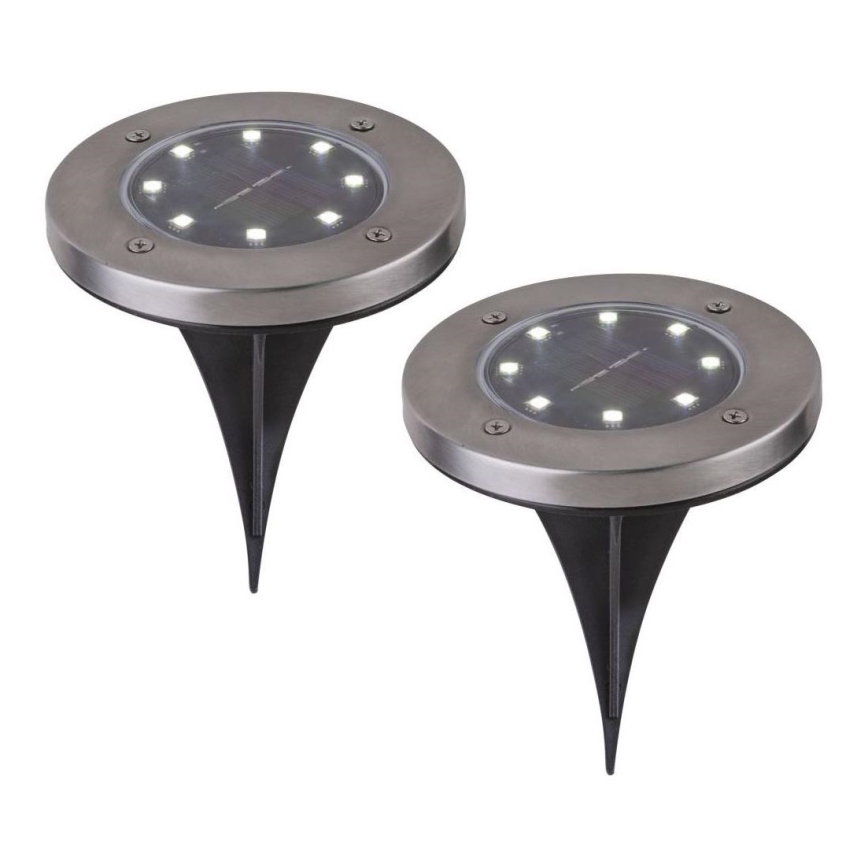 Globo - К-кт 2x LED Соларна лампа LED/0,8W/3V IP44 300 mAh