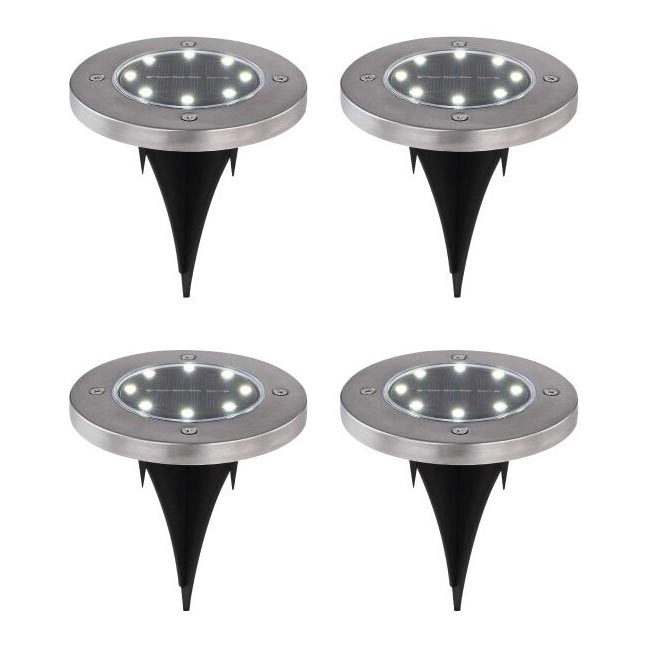 Globo - К-кт 4x LED Соларна лампа LED/0,1W/3V IP44 300 mAh