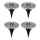 Globo - К-кт 4x LED Соларна лампа LED/0,1W/3V IP44 300 mAh