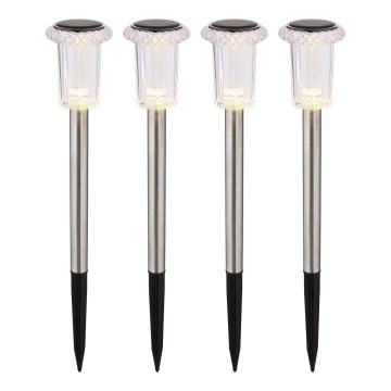 Globo - Комплект от 4 бр. LED соларни лампи LED/0,06W/1,2V IP44 100 mAh