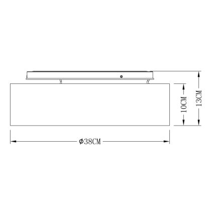 Globo - LED Плафониера LED/20W/230V