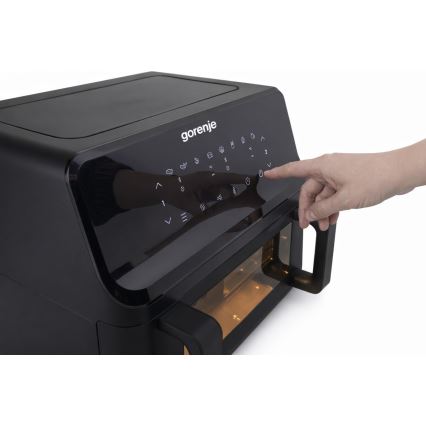GORENJE AF2700BP - Фритюрник с горещ въздух 9 л 2700 W/230 V черен