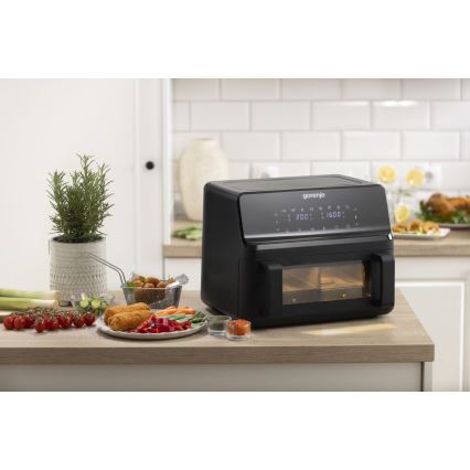 GORENJE AF2700BP - Фритюрник с горещ въздух 9 л 2700 W/230 V черен