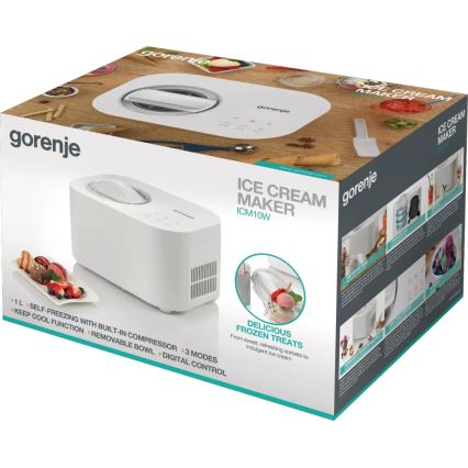 GORENJE ICM10W - машина за сладолед 100W/230V бяла