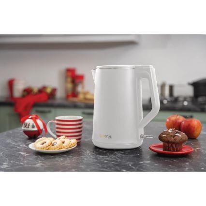 GORENJE K15DWW - Електрическа кана 1,5 l 2200W/230V бяла