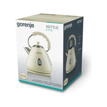 GORENJE K17CLI - Електрическа кана 1,7 л 2200W/230V бежова