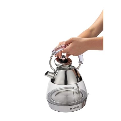 GORENJE K17GPD - Електрическа кана 1,7 l 2200W/230V стъкло/неръждаема стомана