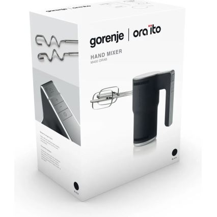 GORENJE M400ORAB - Ръчен миксер 400W/230V черен/неръждаема стомана