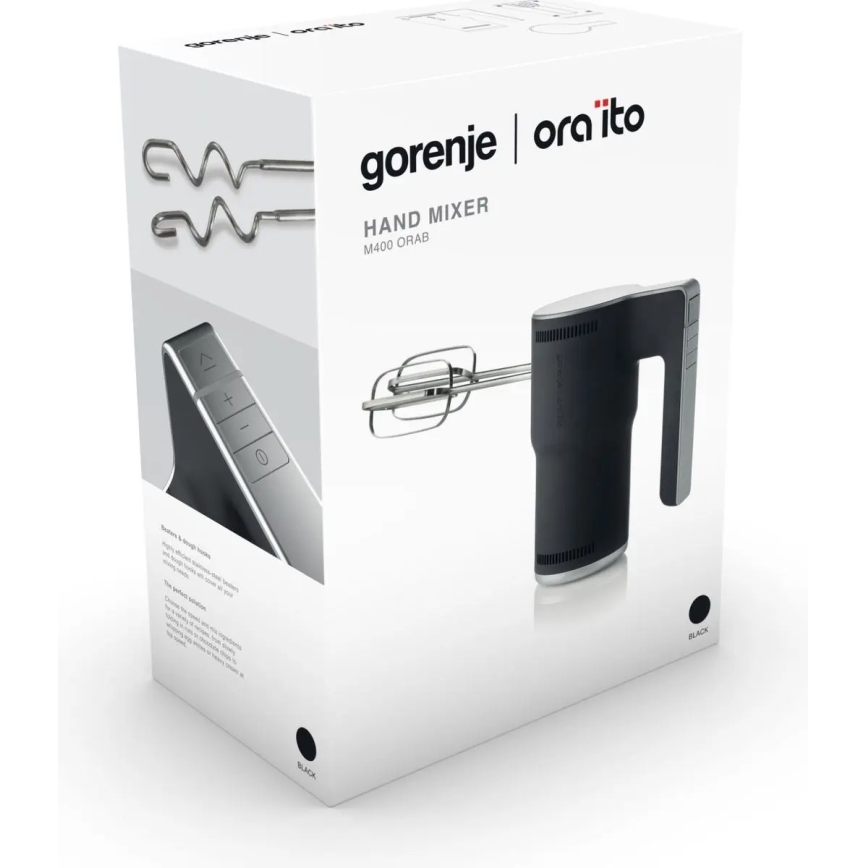 GORENJE M400ORAB - Ръчен миксер 400W/230V черен/неръждаема стомана