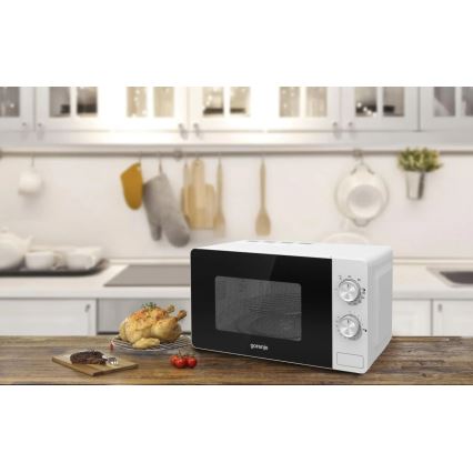 GORENJE MO20E2W - Микровълнова фурна с грил 800W/230V 20 л бяла