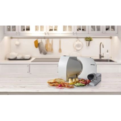 GORENJE R708A - Електрическа филийорезачка 100 W/230 V, от неръждаема стомана