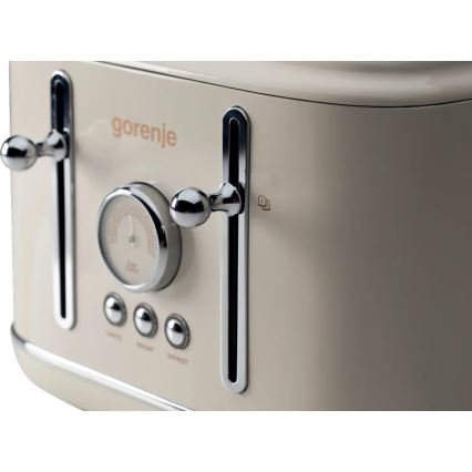 GORENJE T2300CLIN - Тостер с четири слота 1150W/230V бежов