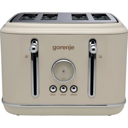 GORENJE T2300CLIN - Тостер с четири слота 1150W/230V бежов