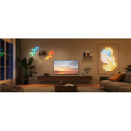 Govee - 10x Интелигентен mini RGBIC panel Wi-Fi