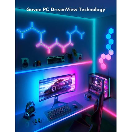 Govee - Dreamview G1 Smart LED RGBIC monitor осветление 27-34" Wi-Fi