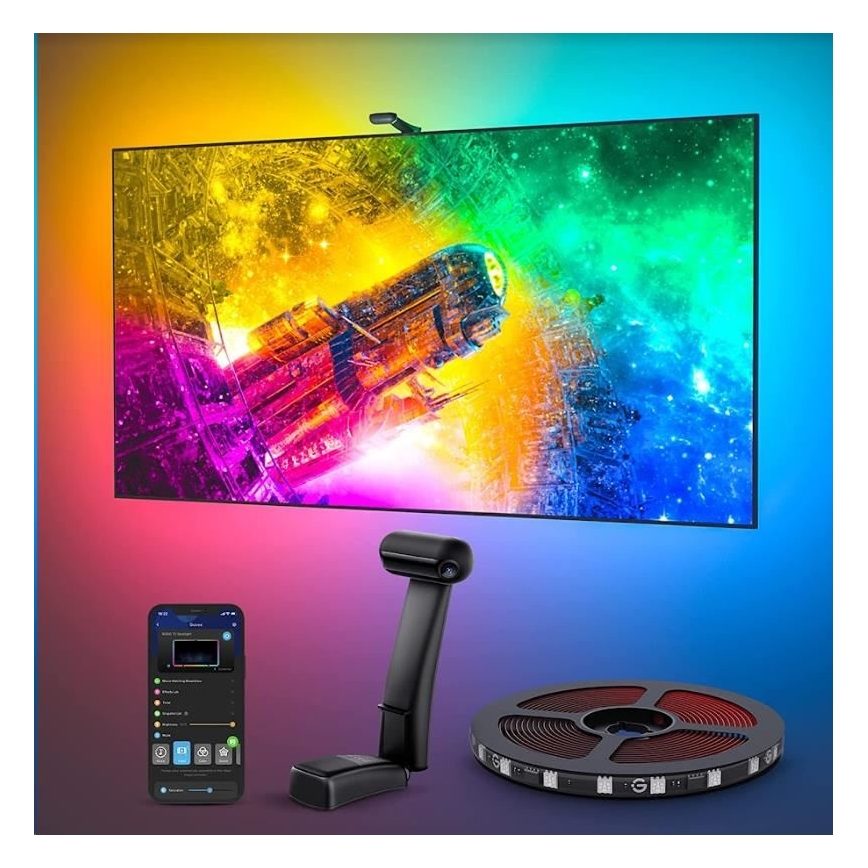 Govee - DreamView T2 DUAL TV 55-65 SMART LED подсветка RGBIC Wi-Fi + дистанционно управление