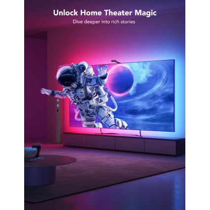 Govee - DreamView T2 DUAL TV 75-85 SMART LED подсветка RGBIC Wi-Fi + дистанционно управление
