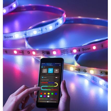 Govee - Екстериорен Pro SMART RGBICWW екстериорен LED лента 10m 2700-6500K Wi-Fi IP65