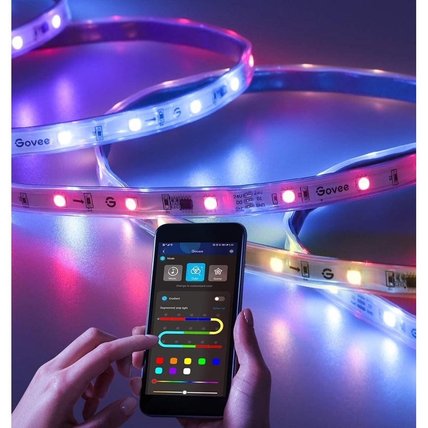 Govee - Екстериорен Pro SMART RGBICWW екстериорен LED лента 10m 2700-6500K Wi-Fi IP65