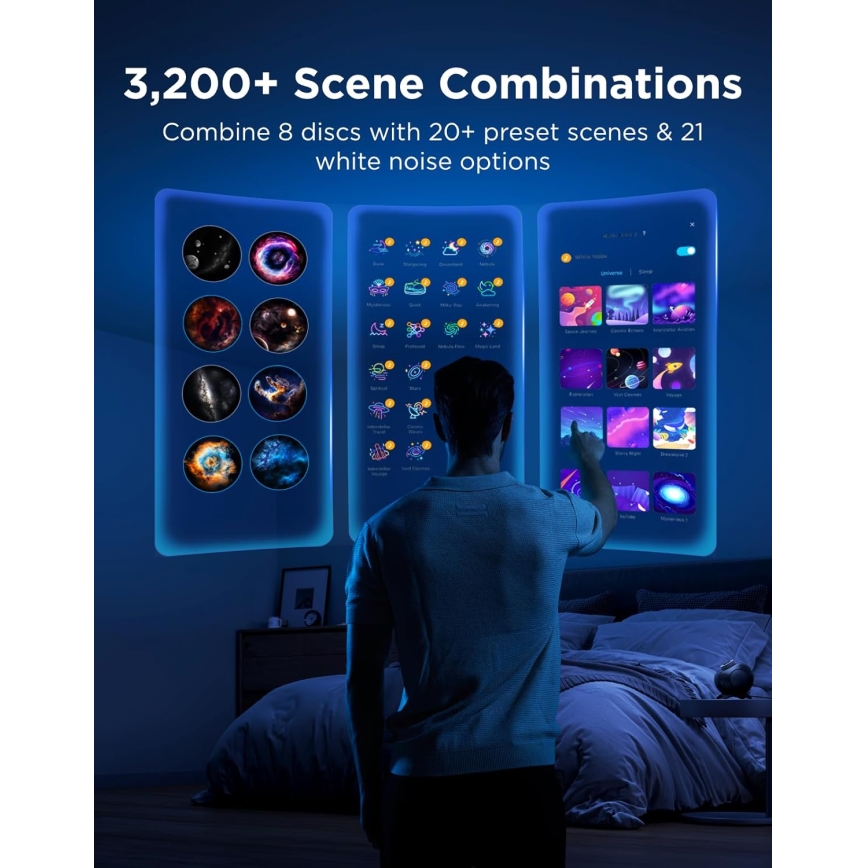 Govee - Galaxy Light Projector 2 Pro Matter с Wi‑Fi високоговорител