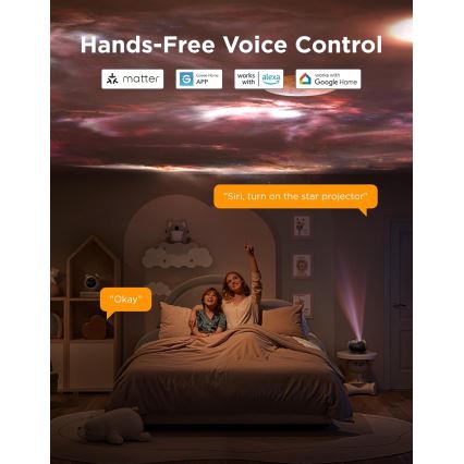 Govee - Galaxy Light Projector 2 Pro Matter с Wi‑Fi високоговорител