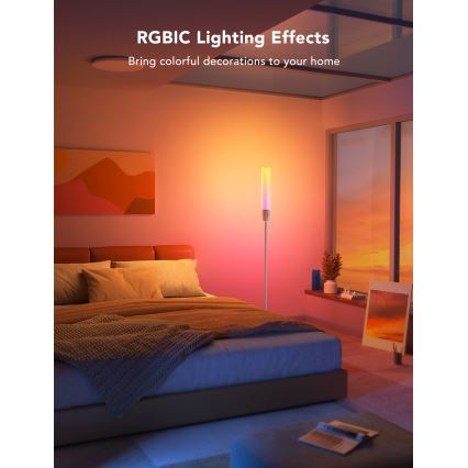 Govee - LED Димируем лампион CYLINDER SMART RGBICWW 2200-6500K