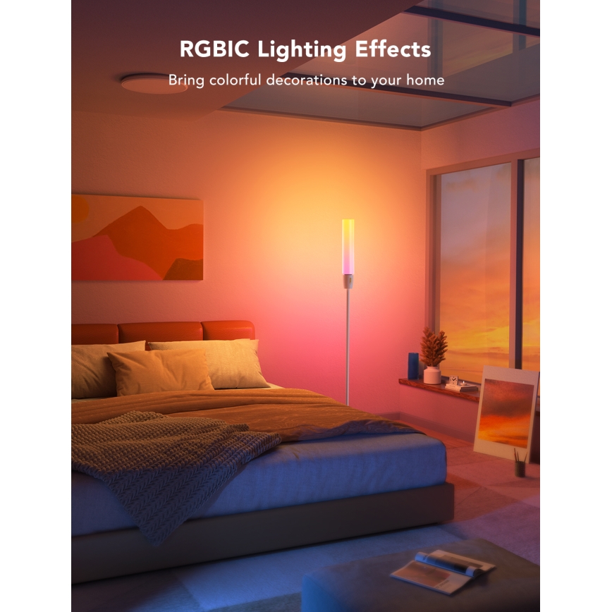Govee - LED Димируем лампион CYLINDER SMART RGBICWW 2200-6500K