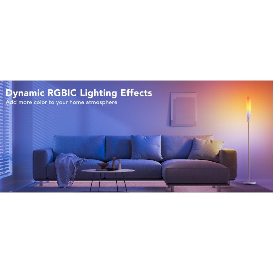 Govee - LED Димируем лампион CYLINDER SMART RGBICWW 2200-6500K