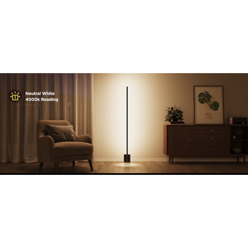 Govee - LED Димируем лампион Smart MATTER LED RGBICWW 2200-6500K Wi-Fi + дистанционно управление